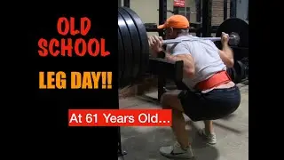 Over 60 Strength Training! Old Guy's Squat Workout. (An Over 60 PR for me!)