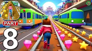 Subway Princess Runner - Gameplay Walkthrough Part 8 - Subway Princess Girl Run (Android, iOS)