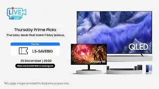 🔴 Samsung LIVE Shop: Thursday Prime Picks