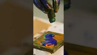 Fluid art / Acrylic pouring / Abstract Fluid Art #youtube #shorts #trending