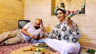 Village life in Iran | Persian Dill Rice with Chicken | Relaxing Rural Cooking ASMR