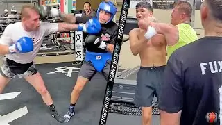 CANELO SPARRING RYAN GARCIA'S BROTHER! DOESNT GET TOUCHED! DISPLAYS DEFENSIVE MASTERY