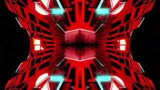 Gorgeous Quantum Entanglement Visualized  vj loop equalizer red for party music background