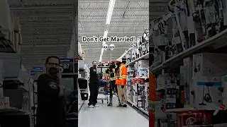 Lesson Learned&hellip; Don&rsquo;t Get Married! Noted!💀🤣🤣 #funny #mariage #marriageadvice #walmart