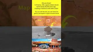 A Giant Meteor Hit Arizona ! ☄️ 😱 | Arizona meteor Crater