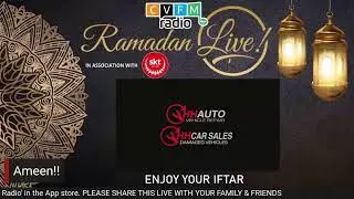 Iftar Transmission with Mohammed Asif sponsored by Hamza's
