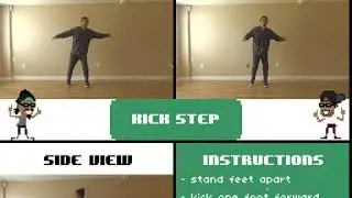 Top Rock  - Kick Step