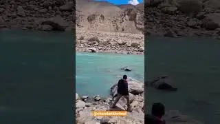 Beautiful shyok river view in Leh Ladakh