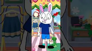 Miles The Rabbit Makeover My Talking Angela 2 #angela2 #cosplay