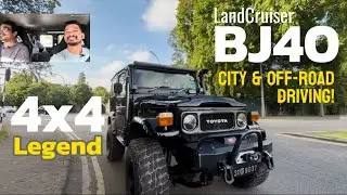 MODIFIED 1982 Toyota LandCruiser BJ40 🤩 READY FOR ANYTHING!🔥 Driving off-road and in the City! #4wd 