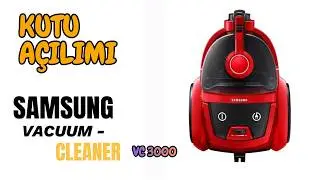Samsung VC3000 Toz Torbasız Elektrikli Süpürge inceledik !✨unboxing Emiş gücü yeterli mi ?