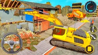 Road Construction JCB Games 🏗️ | City Building Simulator & Heavy Truck Driving : Android Gameplay