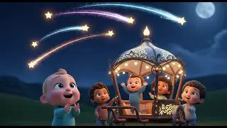 Stars Are Shining Tonight ✨🌙🎶 Gentle Kids Song | Bedtime & Sleep Adventure