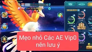 Poke Đại Chiến Mẹo nhỏ dành cho Các Ae Vip0🥰