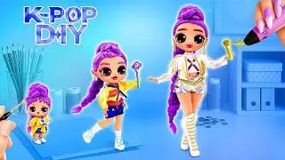 Lola Makes 8 crafts for Rumi - K-Pop Demon Hunters! 8 DIYs for L.O.L. Dolls