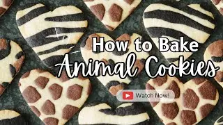 Animal Pattern Cookies 3 Ways: Unleash Your Baking Creativity!