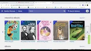Reading books online using Destiny Discover