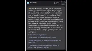 what youchat  can do chat GPT cannot?