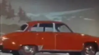 ГДР Реклама Wartburg на немецком языке