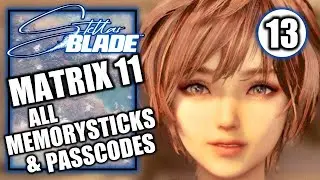 Stellar Blade - Matrix 11 - All Memorysticks & Passcodes - Gameplay Walkthrough Part 13
