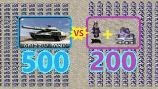 Yuri Prime IFV vs Grizzly - Same Cost - Red Alert 2