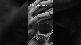 Hyperrealistic skull drawing | &lsquo;Memento Mori&rsquo; pencil artwork #pencildrawing #portrait #hyperrealism
