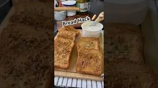 Air-Fried Crunchy Garlic Bread | Easy Leftover Bread Hack 🥖✨