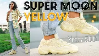 Yeezy 500 Supermoon Yellow On Foot Review and Stranger Things Style