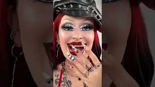 Rock Angelz 💋🎸👠 inspired by my BRATZ Y2k Nailz that @nailzbydev #bratz #makeup #nailart
