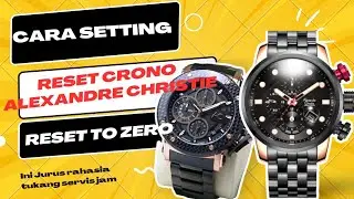 Solusi jam ALEXANDRE CHRISTIE Crono Tidak Bisa Reset To Zero #carasetting #settingcrono #resetzero