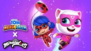 Ouch! Epic Ladybug Crashes 🙈🐞⚡ Talking Tom Hero Dash x Miraculous Ladybug