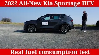 2022 Kia Sportage HEV Real Fuel Consumption Test  #kia #sportage