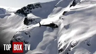 Helicopter Rescue On Steep Mountain - Callout Search and Rescue - Injured Snowmobiler
