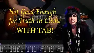Escape the Fate - Not Good Enough for Truth in Cliche (Guitar Cover + TAB!)