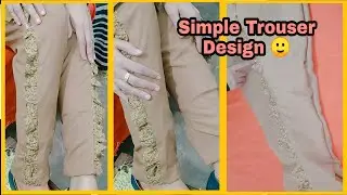 Simple Capri Trouser Design Without Lace