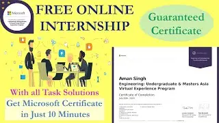 How to Get Microsoft Internship Certificate Free | InsideSherpa