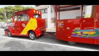 Tren Cueva de Nerja trayecto completo.  Complete tour of the Nerja caves by train