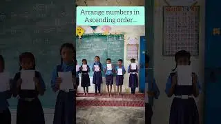Ascending order activity.#maths #kidsactivitiesblog #trending #fun #song #aasakooda #bts #shorts