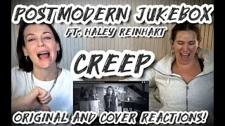 DOUBLE FEATURE REACTION!!! Creep - Radiohead AND Postmodern Jukebox ft. Haley Reinhart Versions!!!
