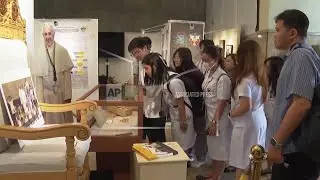 Manila university puts on exhibition of Pope Francis memorabilia