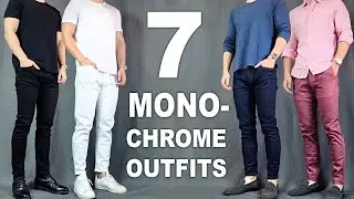 7 ЛУЧШИХ МОНОХРОМНЫХ НАРУШЕНИЙ | Вдохновение для мужских образов