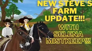 NEW Steve's Farm Update, Riding Arena, and New Code With Selena Mistkeep!!!||Emelie Dognight