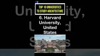 Top 10 Universities To Study Architecture