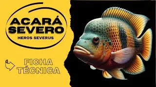 Peixe ornamental: Acar&aacute; Peba | Acar&aacute; Severo | Severum | Banded Cichlid | #acaradisco