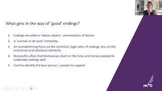 Practical support webinar - Closing your organisation well