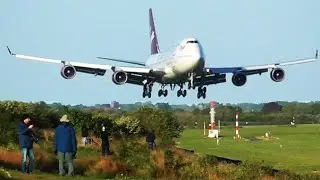STUNNING Morning arrival of Tinker Belle G-VBIG | B747-4Q8 at Manchester Airport | RWY05R