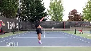 NTRP 4.5 Tennis - Dooder M vs Kon Ran tiebreaker edition