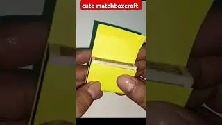 cute diy matchbox gift idea for her #trendingshort #matchboxcraft #craftideas #diycrafts #diyideas