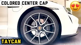 Color Crest on my Taycan RS Spyder Wheel 【Porsche9】