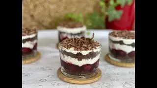 DELICIOSO BOLO FLORESTA NEGRA NO POTE!